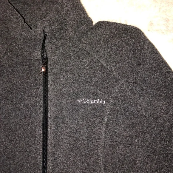 COLUMBIA—WOMENS’S DARK GRAY BENTON SPRING’S ZIP FLEECE JACKET!! EUC/NICE… - Picture 4 of 7